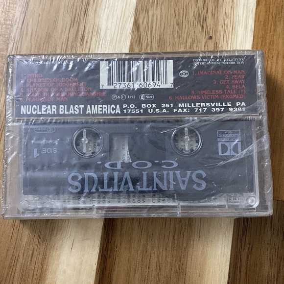 SAINT VITUS - C.O.D 1992 Cassette (Collectible) Nuclear Blast America - Picture 2 of 6